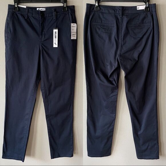 NWT William Rast Dark Blue Chino Ankle Outerpace Pants - Size: 27 - Picture 1 of 9